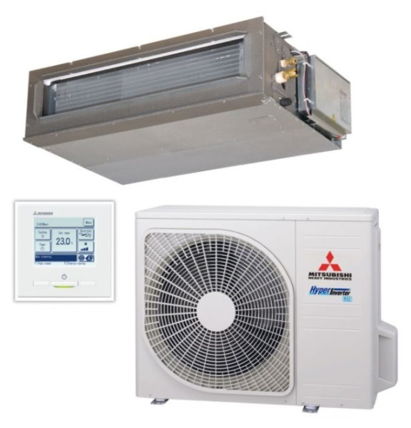 Mitsubishi Heavy Industries Ducted system 6.0kw R32 - Hyper Inverter - 1ph