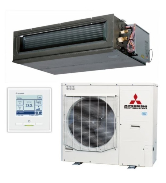 MHI High static Ducted system 12.5kw R32 - Micro Inverter - 3ph